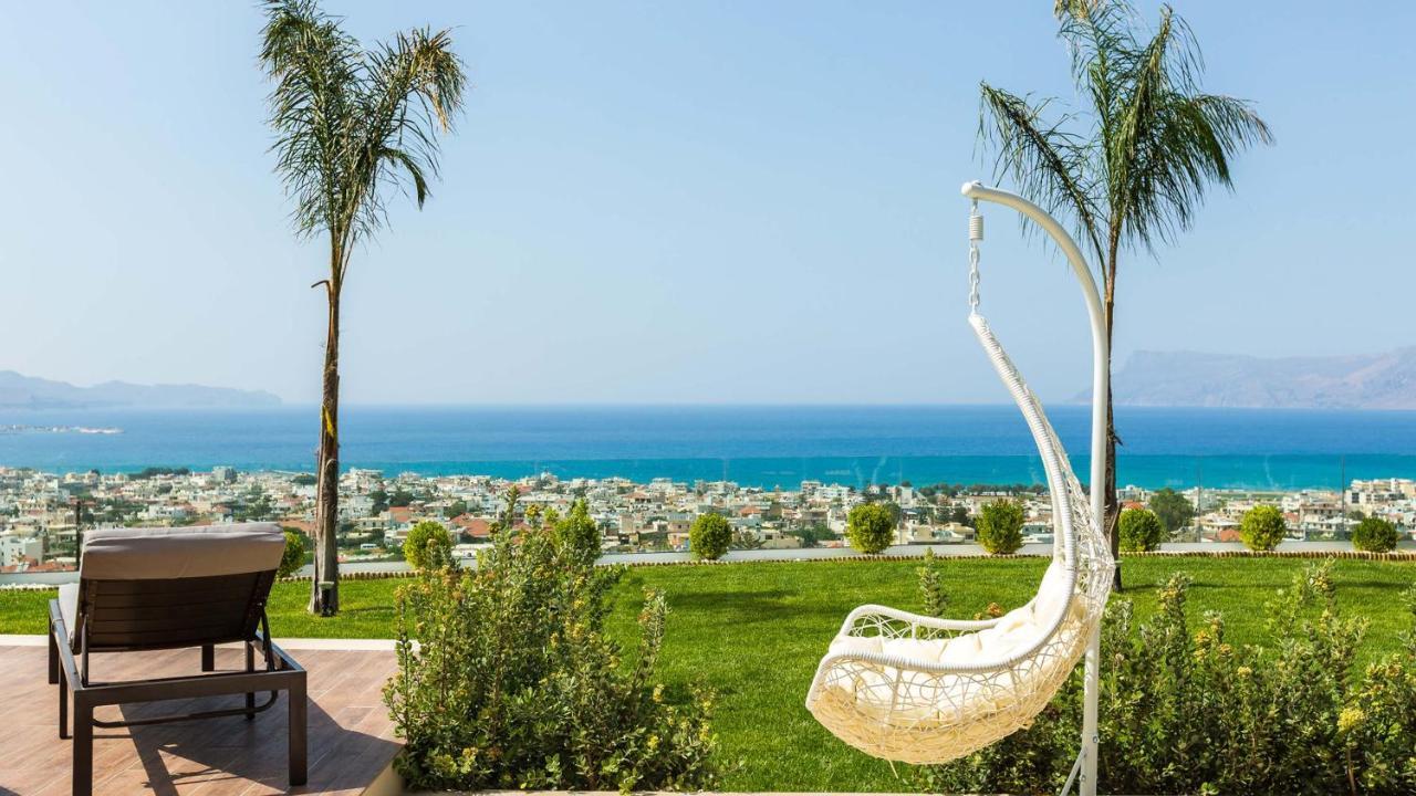Villa Emilia I Luxury, Amazing Seaview, Next To The Town Kíssamos Екстериор снимка