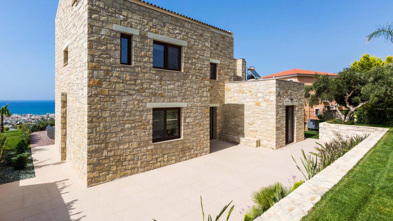 Villa Emilia I Luxury, Amazing Seaview, Next To The Town Kíssamos Екстериор снимка